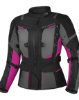black/ pink lady motorcycle jacket from Shima
