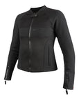 STEALTH BLACK AAA – Leichte, schützende Motorradjacke für Damen