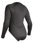 a back of black motorcycle body suit from Pando Moto