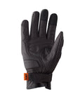 Black glove with orange D30 logo on a white background