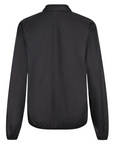 Black wind brake jacket from the back