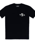 Pando Moto motorcycle t-shirt with a pando Moto logo