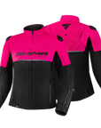 pink DRIFT motorcycle jacket from Shima