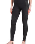 Woman's legs wearing armoured motorcycle leggings from Pando Moto