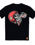 Pando Moto motorcycle t-shirt with red scull logo