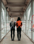 Amelia Orange - Motorrad-Lederjacke für Damen