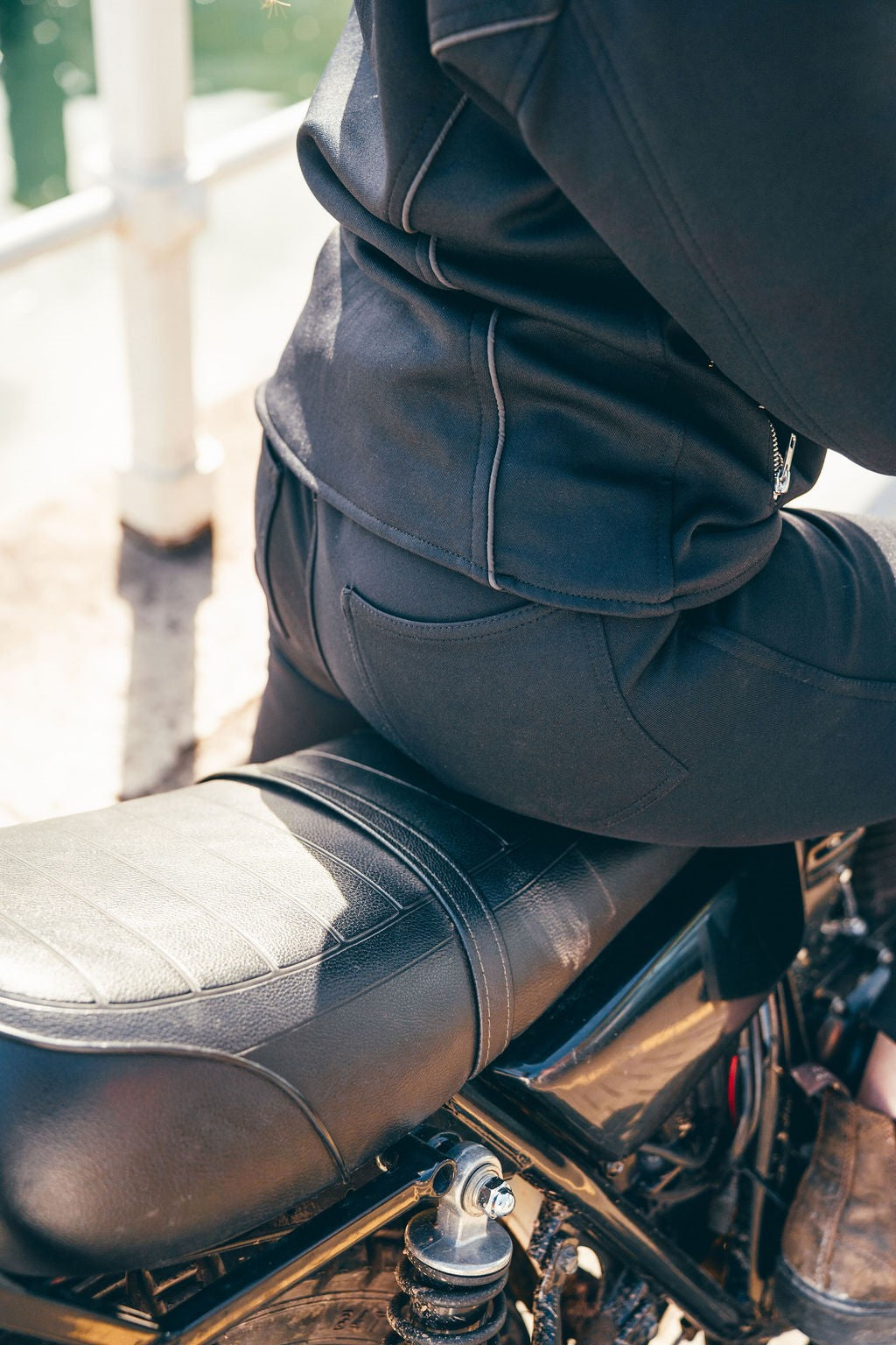 Sherrie Motorrad-Leggings (EU34-EU56)