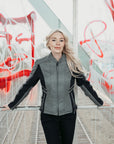 Amelia Grey - Motorrad-Lederjacke für Damen
