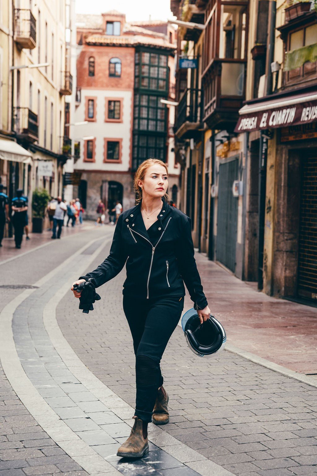 Sherrie Motorrad-Leggings (EU34-EU56)