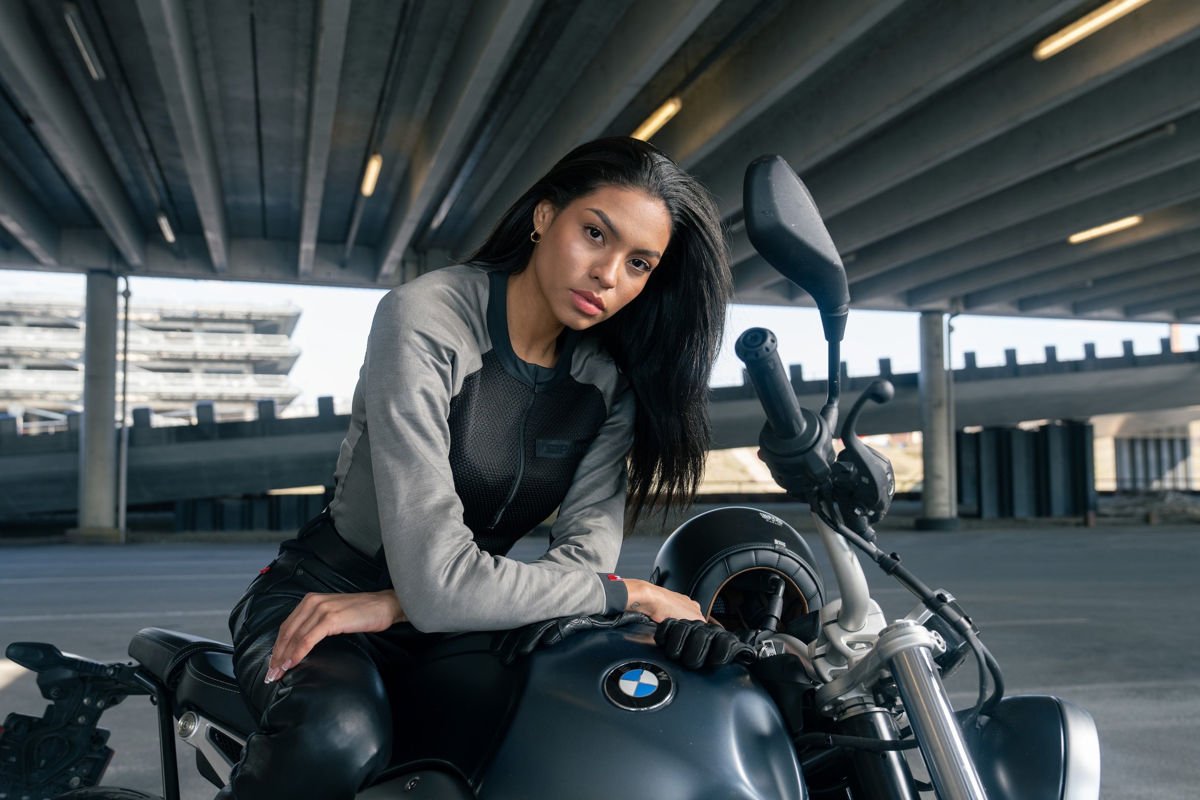 BIA GREY - Pando Moto Gepanzerter Base Layer