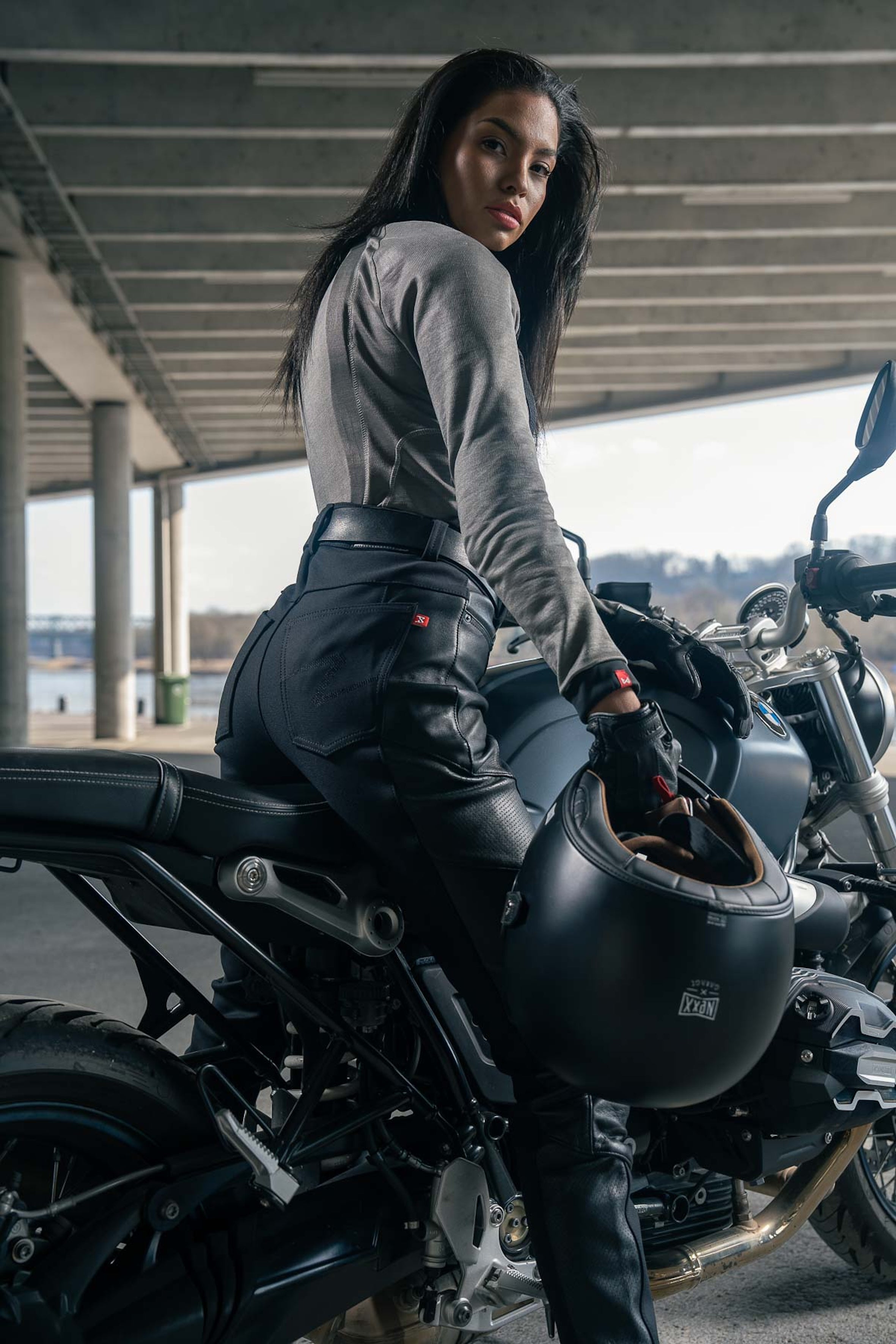 BIA GREY - Pando Moto Gepanzerter Base Layer