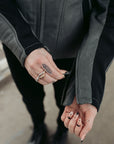 Amelia Grey - Motorrad-Lederjacke für Damen