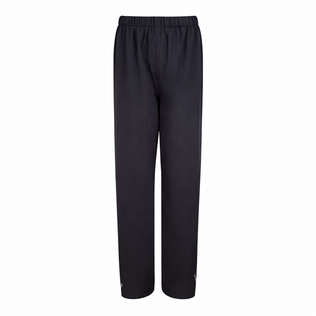 Black pants on a white background