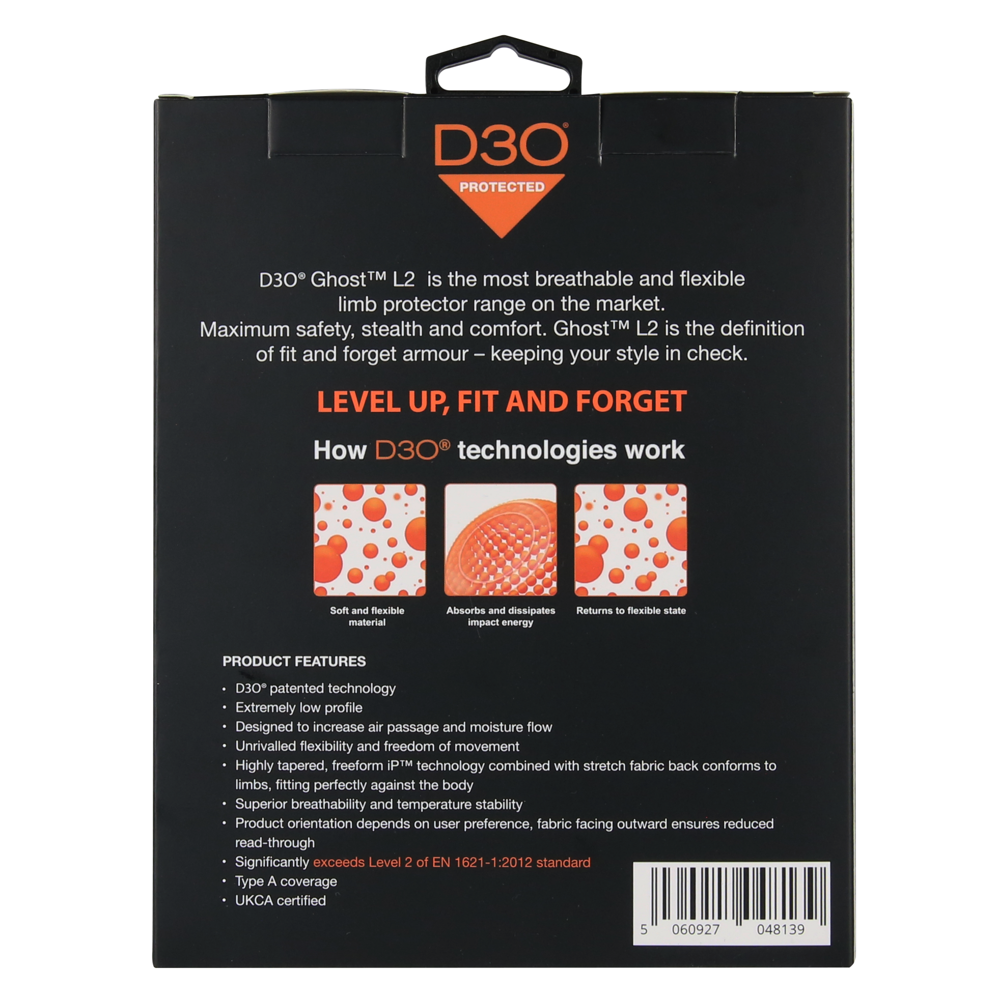 A PACK OF orange D30 LEVEL 2 hip and shoulder  protectors from MotoGirl