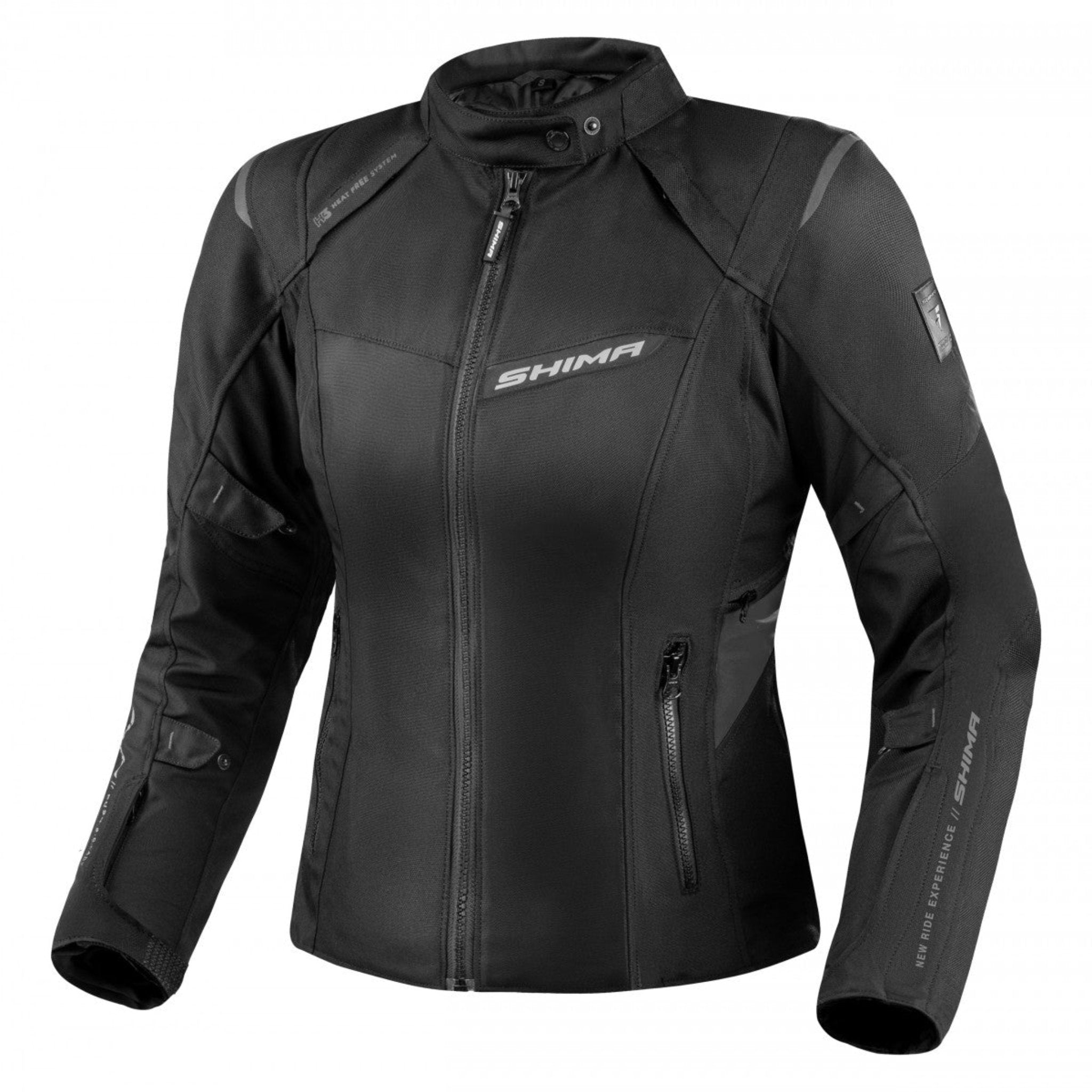 black and grey fluo lady motorcycle jacket from SHIMA