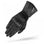 black long leather motorcycle gloves STX  Shima