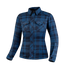 Blue lumberjack women's motorcycle shirt from Shima